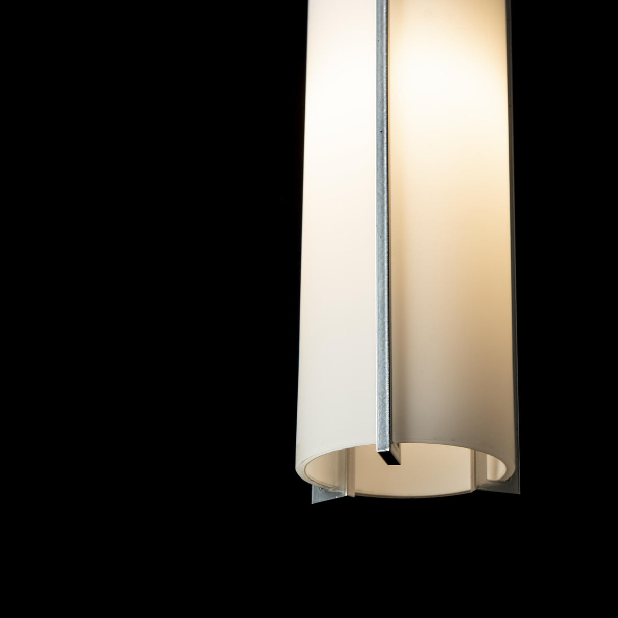 Hubbardton Forge 2022 Sterling Opal Glass (GG) Standard Exos Glass Low Voltage Mini Pendant
