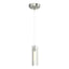 Hubbardton Forge 2022 Sterling Clear Glass (ZM) Standard Exos Glass Low Voltage Mini Pendant
