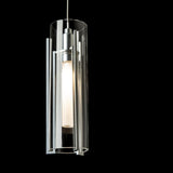 Hubbardton Forge 2022 Sterling Clear Glass (ZM) Standard Exos Glass Low Voltage Mini Pendant