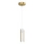 Hubbardton Forge 2022 Modern Brass Opal Glass (GG) Standard Exos Glass Low Voltage Mini Pendant