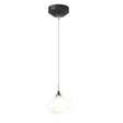 Hubbardton Forge 2022 Black Frosted Glass (FD) Standard Ume Low Voltage Mini Pendant