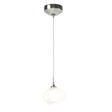 Hubbardton Forge 2022 Sterling Frosted Glass (FD) Standard Ume Low Voltage Mini Pendant