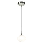Hubbardton Forge 2022 Sterling Frosted Glass (FD) Standard Ume Low Voltage Mini Pendant