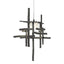 Hubbardton Forge 2022 Black Cast Glass (YC) Standard Tura Frosted Glass Low Voltage Mini Pendant