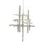 Hubbardton Forge 2022 Sterling Cast Glass (YC) Standard Tura Frosted Glass Low Voltage Mini Pendant