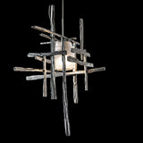 Hubbardton Forge 2022 Sterling Cast Glass (YC) Standard Tura Frosted Glass Low Voltage Mini Pendant