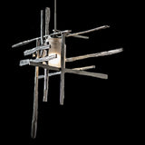 Hubbardton Forge 2022 Sterling Cast Glass (YC) Standard Tura Frosted Glass Low Voltage Mini Pendant