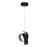 Hubbardton Forge 2023 Black Opal Glass (GG) Standard Riza Low Voltage Mini Pendant