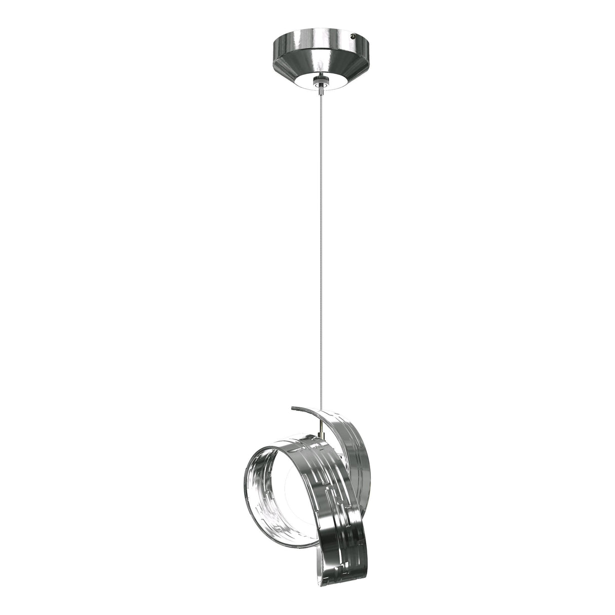 Hubbardton Forge 2023 Sterling Opal Glass (GG) Standard Riza Low Voltage Mini Pendant