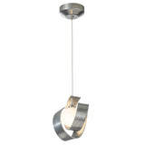 Hubbardton Forge 2023 Sterling Opal Glass (GG) Standard Riza Low Voltage Mini Pendant