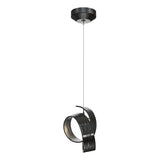 Hubbardton Forge 2023 Ink Opal Glass (GG) Standard Riza Low Voltage Mini Pendant