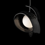 Hubbardton Forge 2023 Ink Opal Glass (GG) Standard Riza Low Voltage Mini Pendant