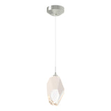 Hubbardton Forge 2023 Sterling White Crystal (WP) Standard Chrysalis 1-Light Large Pendant