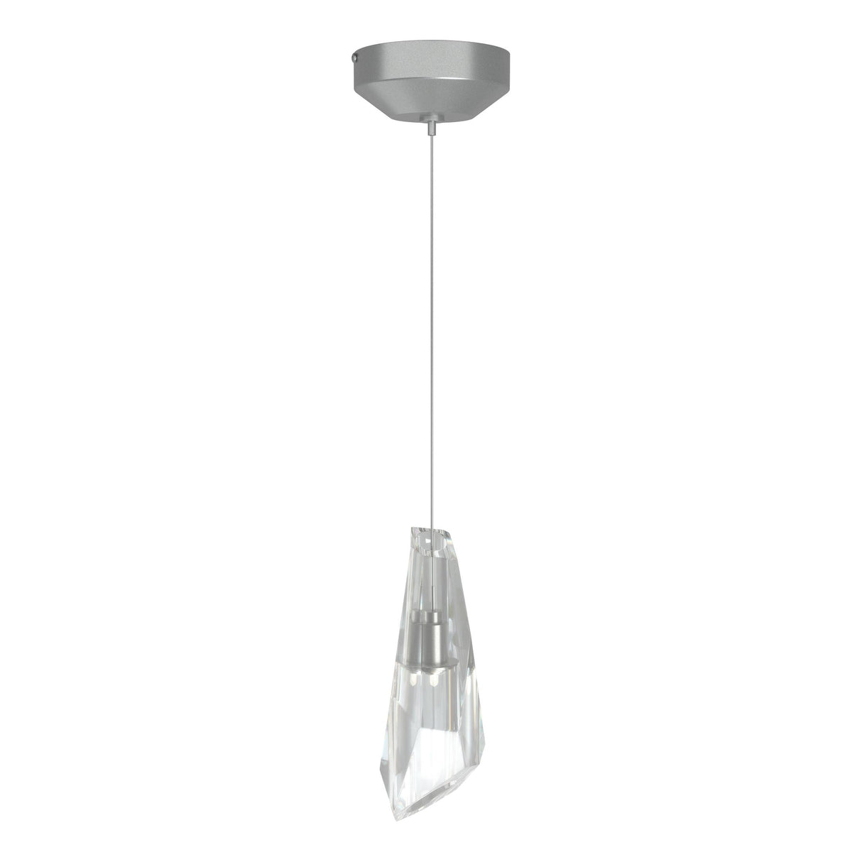 Hubbardton Forge 2018 Vintage Platinum Crystal Standard Luma Mini Pendant