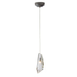 Hubbardton Forge 2018 Vintage Platinum Crystal Standard Luma Mini Pendant