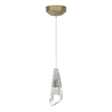 Hubbardton Forge 2018 Soft Gold Crystal Standard Luma Mini Pendant