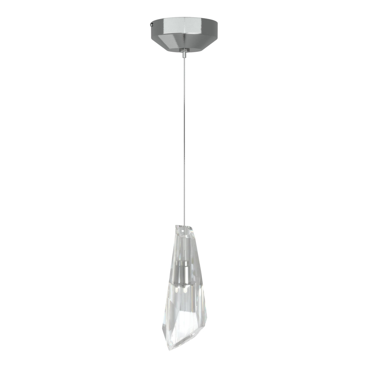 Hubbardton Forge 2018 Sterling Crystal Standard Luma Mini Pendant