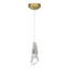 Hubbardton Forge 2018 Modern Brass Crystal Standard Luma Mini Pendant