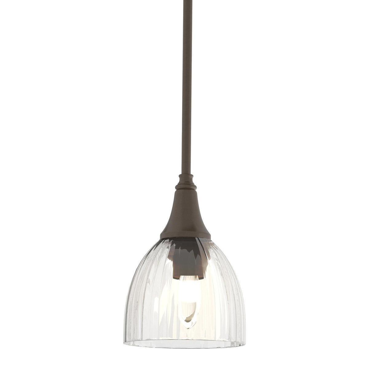 Hubbardton Forge 2000 Bronze Water Glass (LL) Multi Trumpet Mini Pendant