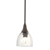 Hubbardton Forge 2000 Bronze Water Glass (LL) Multi Trumpet Mini Pendant