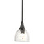 Hubbardton Forge 2000 Natural Iron Water Glass (LL) Multi Trumpet Mini Pendant