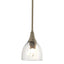 Hubbardton Forge 2000 Soft Gold Water Glass (LL) Multi Trumpet Mini Pendant