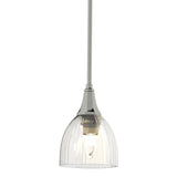 Hubbardton Forge 2000 Sterling Water Glass (LL) Multi Trumpet Mini Pendant