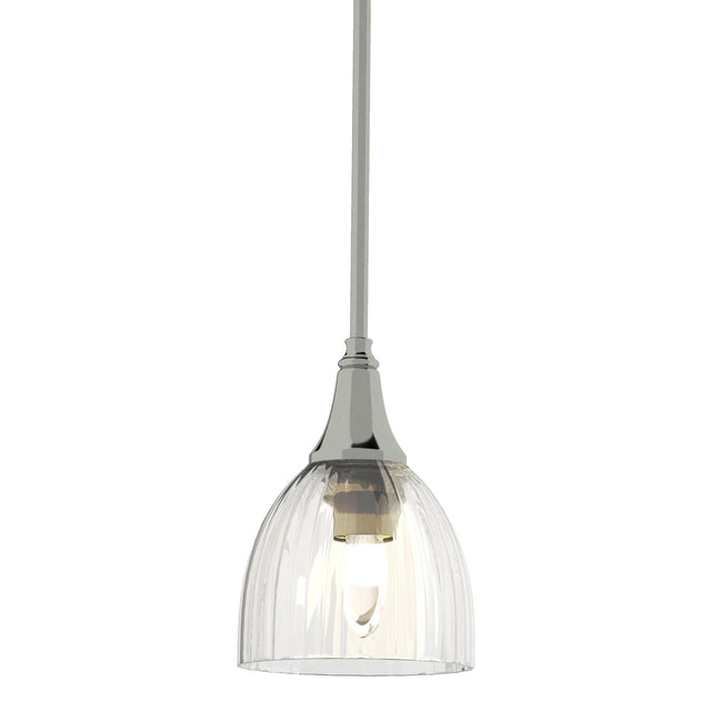Hubbardton Forge 2000 Sterling Water Glass (LL) Multi Trumpet Mini Pendant
