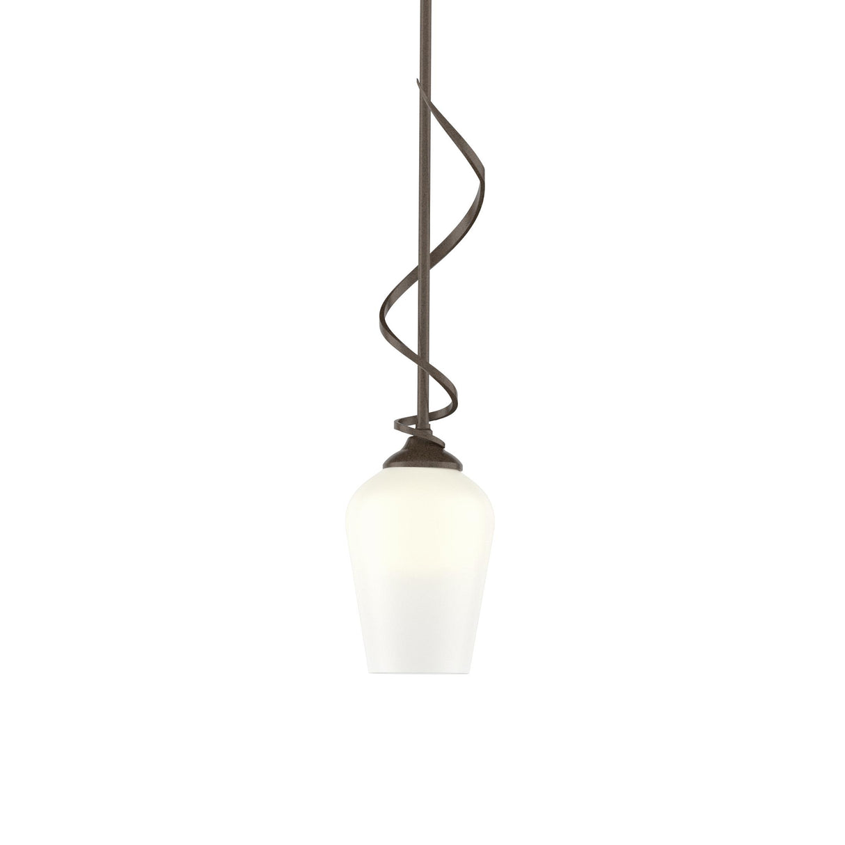 Hubbardton Forge 2011 Bronze Opal Glass (GG) Multi Flora Down Light Mini Pendant