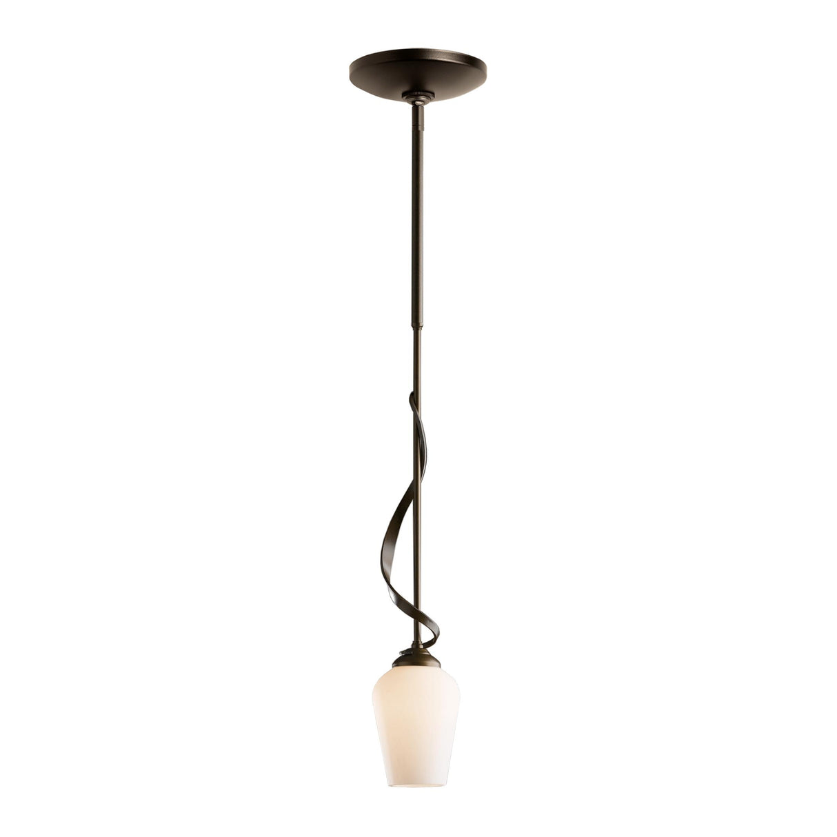 Hubbardton Forge 2011 Bronze Opal Glass (GG) Multi Flora Down Light Mini Pendant
