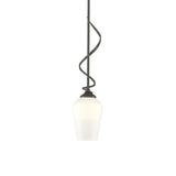 Hubbardton Forge 2011 Dark Smoke Opal Glass (GG) Multi Flora Down Light Mini Pendant