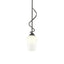Hubbardton Forge 2011 Dark Smoke Opal Glass (GG) Multi Flora Down Light Mini Pendant