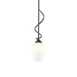 Hubbardton Forge 2011 Natural Iron Opal Glass (GG) Multi Flora Down Light Mini Pendant