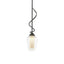Hubbardton Forge 2011 Natural Iron Seeded Glass with Opal Diffuser (ZS) Multi Flora Down Light Mini Pendant