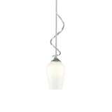 Hubbardton Forge 2011 Vintage Platinum Opal Glass (GG) Multi Flora Down Light Mini Pendant