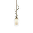 Hubbardton Forge 2011 Soft Gold Seeded Glass with Opal Diffuser (ZS) Multi Flora Down Light Mini Pendant