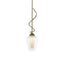 Hubbardton Forge 2011 Soft Gold Seeded Glass with Opal Diffuser (ZS) Multi Flora Down Light Mini Pendant