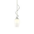Hubbardton Forge 2011 Sterling Opal Glass (GG) Multi Flora Down Light Mini Pendant