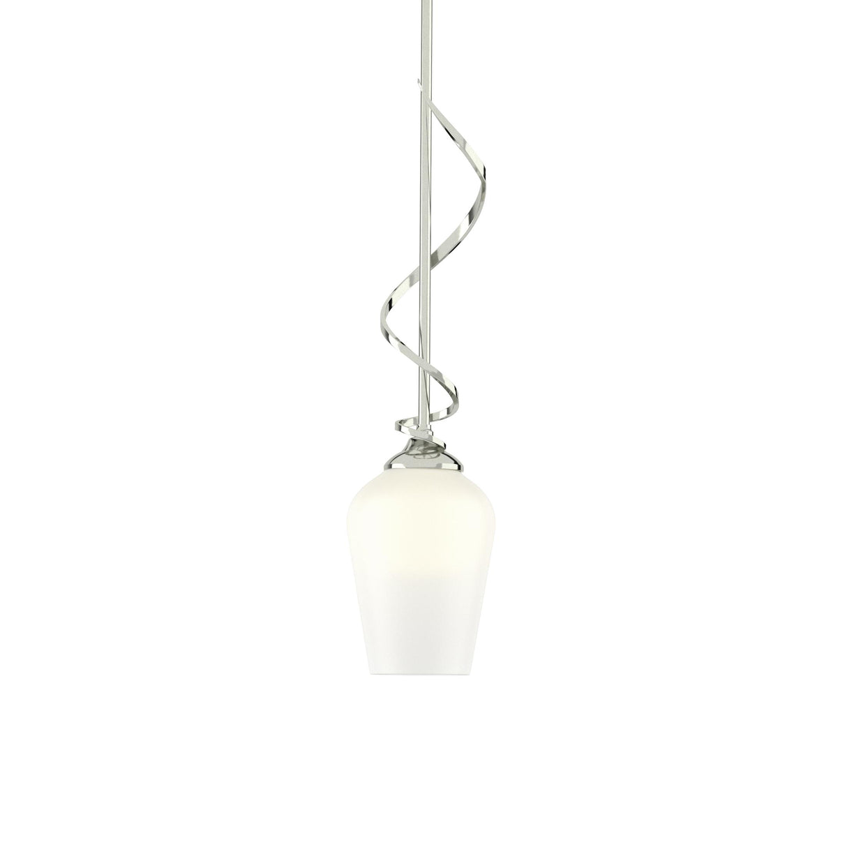 Hubbardton Forge 2011 Sterling Opal Glass (GG) Multi Flora Down Light Mini Pendant