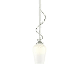 Hubbardton Forge 2011 Sterling Opal Glass (GG) Multi Flora Down Light Mini Pendant