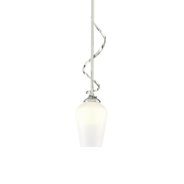 Hubbardton Forge 2011 Sterling Opal Glass (GG) Multi Flora Down Light Mini Pendant