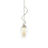 Hubbardton Forge 2011 Sterling Seeded Glass with Opal Diffuser (ZS) Multi Flora Down Light Mini Pendant