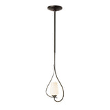 Hubbardton Forge 2012 Dark Smoke Opal Glass (GG) Multi Flora Up Light Mini Pendant