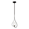 Hubbardton Forge 2012 Oil Rubbed Bronze Seeded Glass with Opal Diffuser (ZS) Multi Flora Up Light Mini Pendant