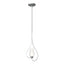 Hubbardton Forge 2012 Vintage Platinum Seeded Glass with Opal Diffuser (ZS) Multi Flora Up Light Mini Pendant