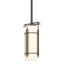 Hubbardton Forge 2006 Bronze Opal Glass (GG) Multi Paralline Mini Pendant