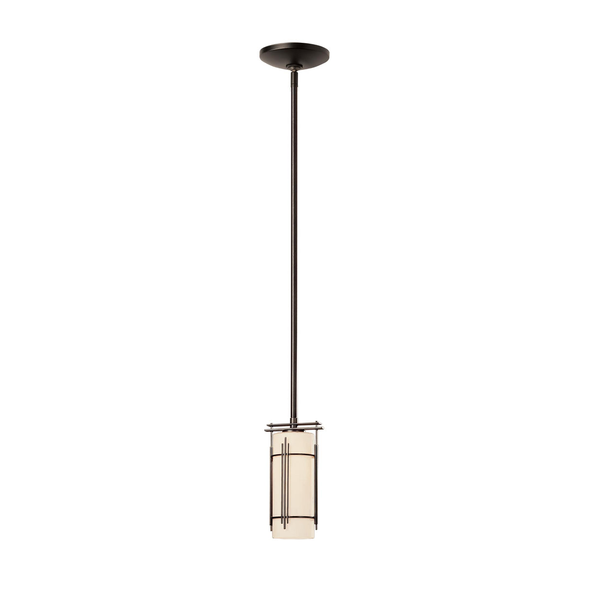 Hubbardton Forge 2006 Dark Smoke Opal Glass (GG) Multi Paralline Mini Pendant
