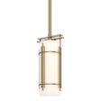 Hubbardton Forge 2006 Soft Gold Opal Glass (GG) Multi Paralline Mini Pendant