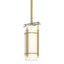 Hubbardton Forge 2006 Modern Brass Opal Glass (GG) Multi Paralline Mini Pendant