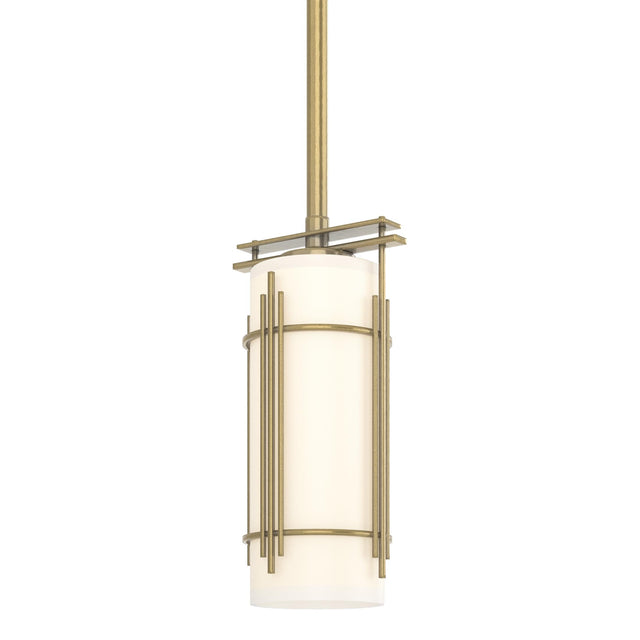 Hubbardton Forge 2006 Modern Brass Opal Glass (GG) Multi Paralline Mini Pendant